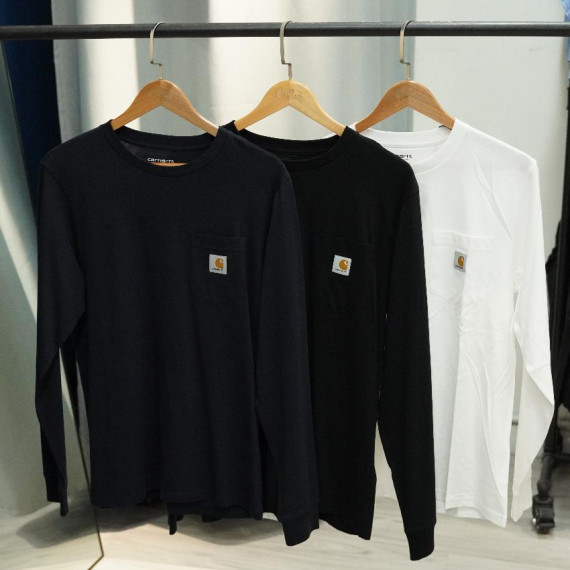 Carhartt WIP Long Sleeve Pocket Tee (3 Colors)