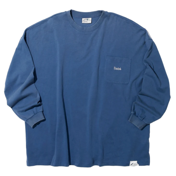 Publish Slash Dye Pocket Logo LS Tee (2 Colours) 