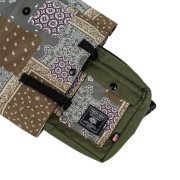 Fairfax Patchwork Bandana 2 Way Messenger (2 colours)