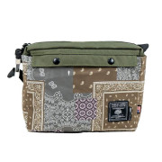 Fairfax Patchwork Bandana 2 Way Messenger (2 colours)