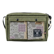 Fairfax Patchwork Bandana 2 Way Messenger (2 colours)