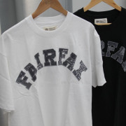 Fairfax Patchwork Bandana University Tee - Grey Logo (2 colors) 