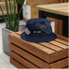 Fairfax JP x Outdoor Bucket Hat (Indigo) 