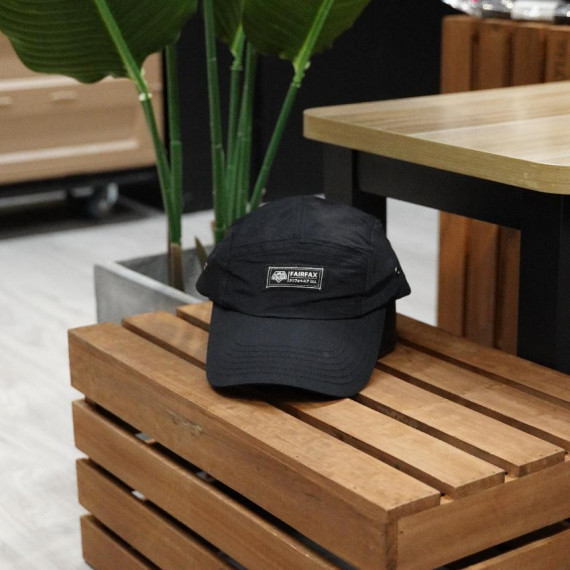 Fairfax Outdoor -5 Panel Cap (Black)