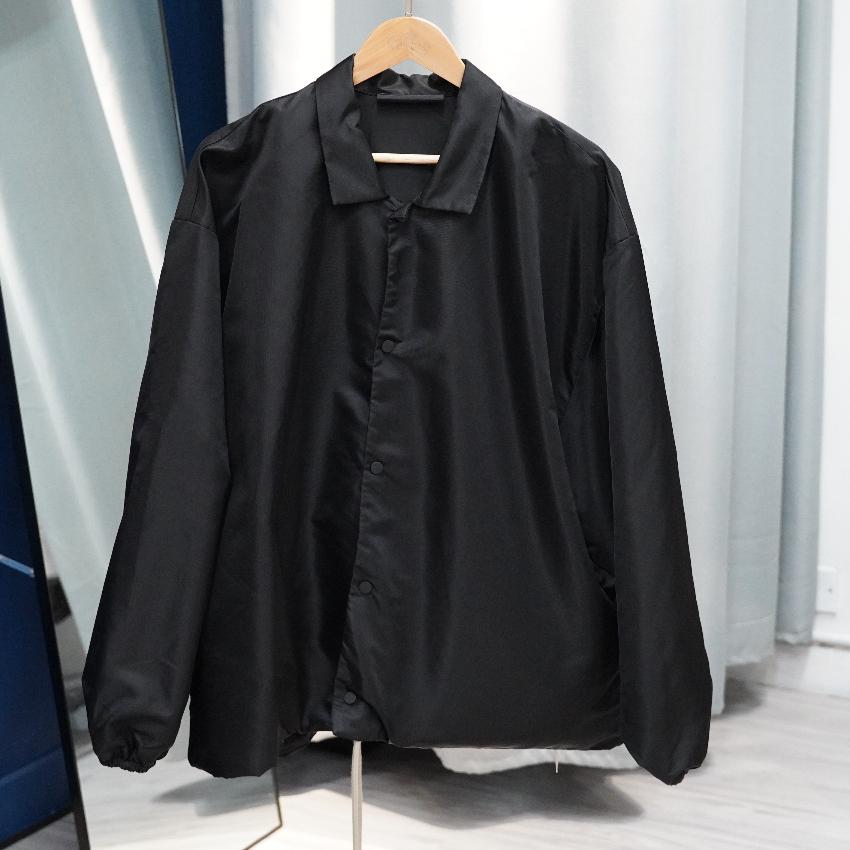 Fear Of God Essentials Coach Jacket (All Black)