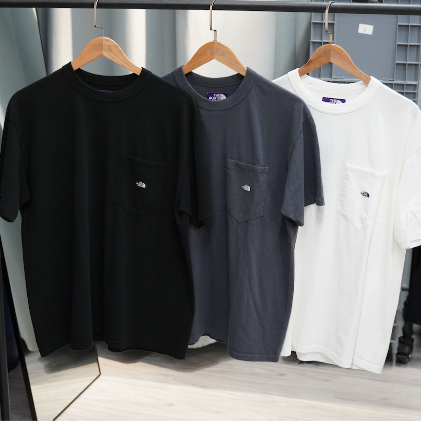 The North Face Purple Label 7oz pocket tee (3 colours)