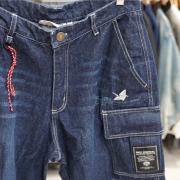 Fairfax Cargo Denim Shorts (Denim) 