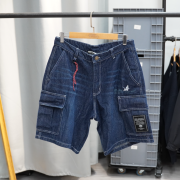 Fairfax Cargo Denim Shorts (Denim) 