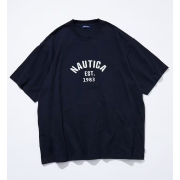 Nautica Japan 24SS Felt Patch Arch Logo Tee (4 Colors)