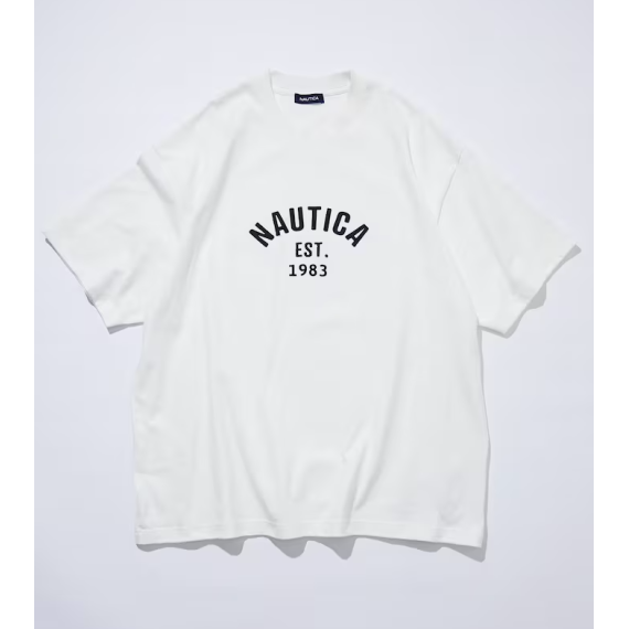 Nautica Japan 24SS Felt Patch Arch Logo Tee (4 Colors)