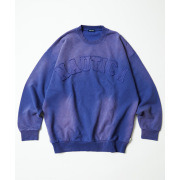 "預訂" Nautica Japan FW24 Garment Dyed Bleech Washed Arch Logo Crewneck Sweatshirt (4 colours)