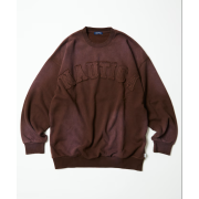 "預訂" Nautica Japan FW24 Garment Dyed Bleech Washed Arch Logo Crewneck Sweatshirt (4 colours)