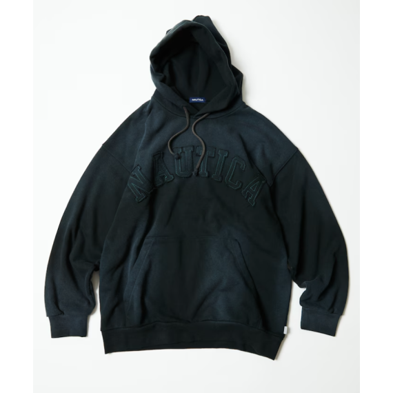 "預訂" Nautica Japan FW24 Garment Dyed Bleech Washed Arch Logo Sweat Hoodie (4 colours)