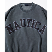 "預訂" Nautica Japan FW24 Garments Pigment Dyed Arch Logo Crewneck Sweatshirt (4 colours)