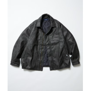 "預訂" Nautica Japan FW24 Faded Vegan Leather Blouson (2 colours)