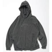 Nautica Japan Pigment Dyed Felt Patch Arch Logo Sweat Hoodie (3 Colors)