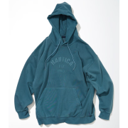 Nautica Japan Pigment Dyed Felt Patch Arch Logo Sweat Hoodie (3 Colors)