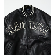 "預訂" Nautica Japan Arch Logo Leather Award Jacket