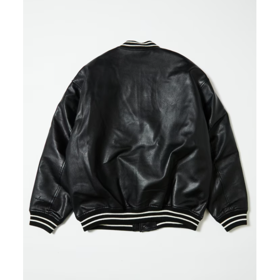 "預訂" Nautica Japan Arch Logo Leather Award Jacket