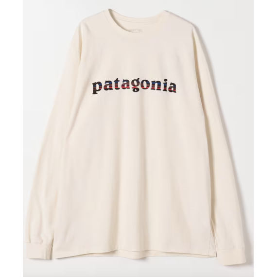 "預訂" Patagonia Long Sleeve '73 Text Logo Responsibility (2 colours) 