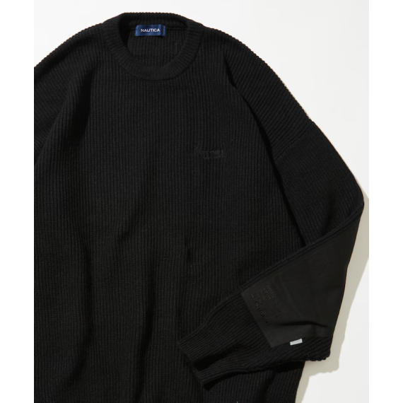 "預訂" Nautica Japan FW24 Nylon Lambswool Pullover Sweater (2 colours)