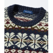 "預訂" Nautica Japan FW24 Snow Pattern Jaquard Pullover Sweater (2 colours)