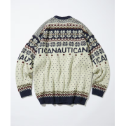 "預訂" Nautica Japan FW24 Snow Pattern Jaquard Pullover Sweater (2 colours)