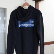 Patagonia Boardshort Logo Uprising Hoodies (Black) 