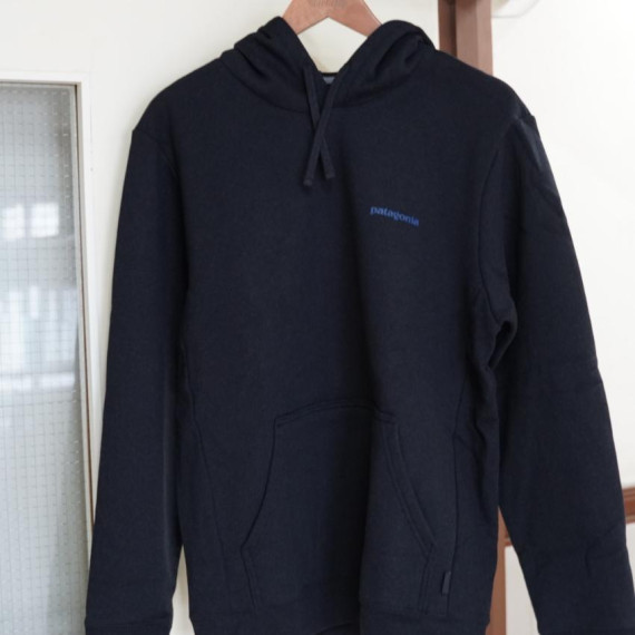 Patagonia Boardshort Logo Uprising Hoodies (Black) 